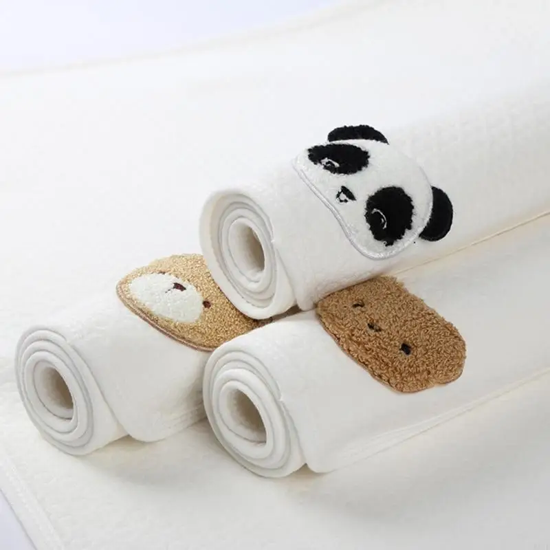 581F كارتون الطفل حفاضات تغيير الوسادة مقاوم للماء القطن مبدل حصيرة الكلمة اللعب الحصير