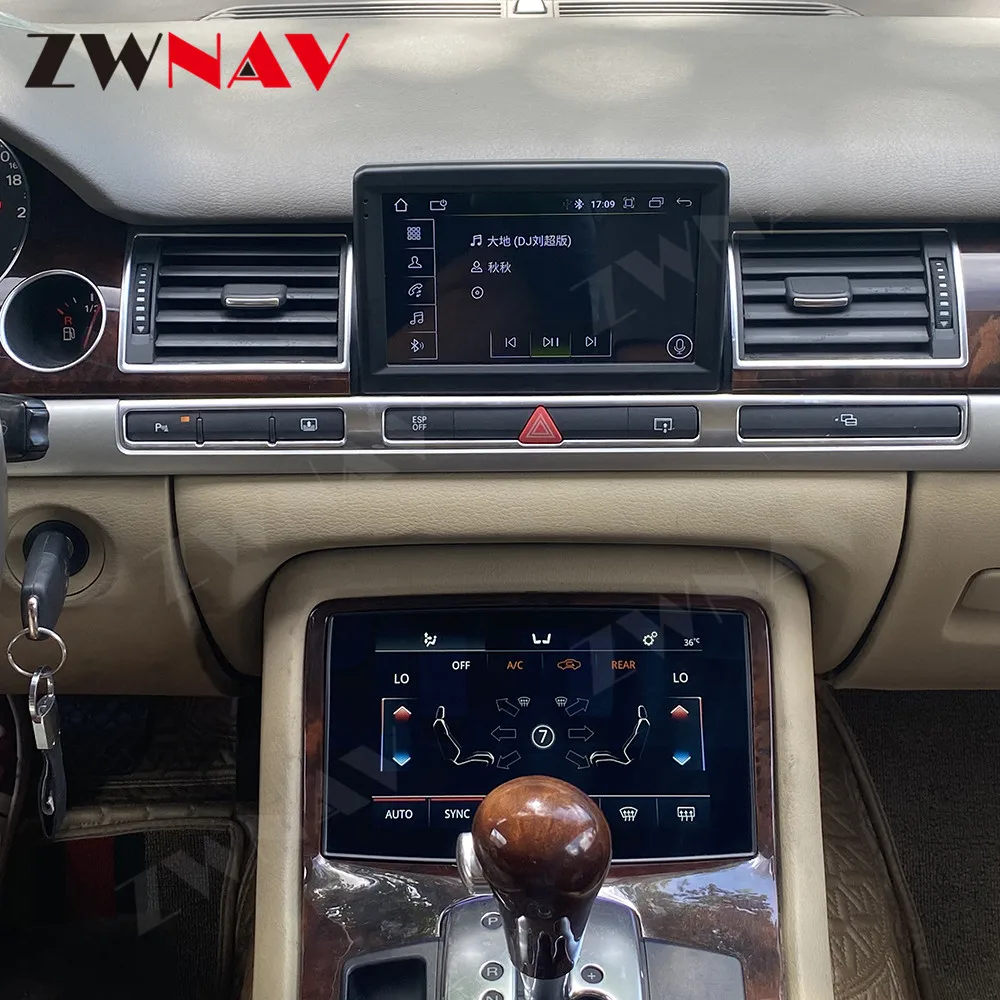 Newest Digital A/C Heater Panel Air Conditioning Screen for Audi A8 upgrade from Low to High Original Car 1:1 Easy to install