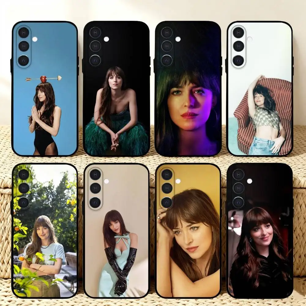 

Actor-D-Dakota J-Johnson Phone Case For Samsung A73,72,71,A52,51,40,41,A22,A32,31,A13, Soft Black Shell