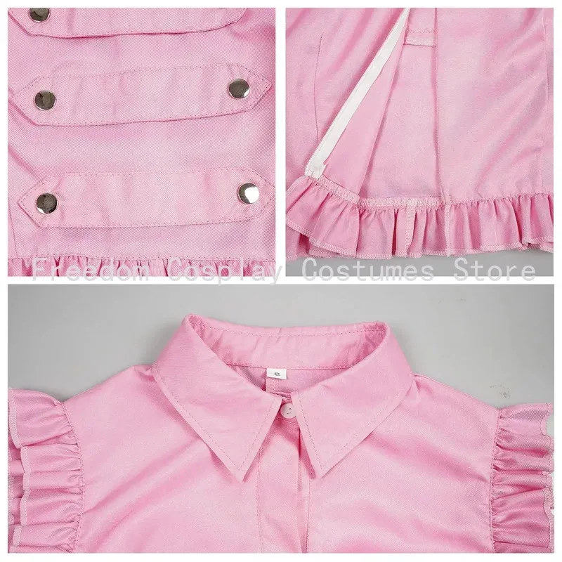 2025 иiyi аниме «Семь смертных грехов», Элизабет Лайонс, косплей, летняя розовая сексуальная униформа для девочек, праздничное платье на Хэллоуин