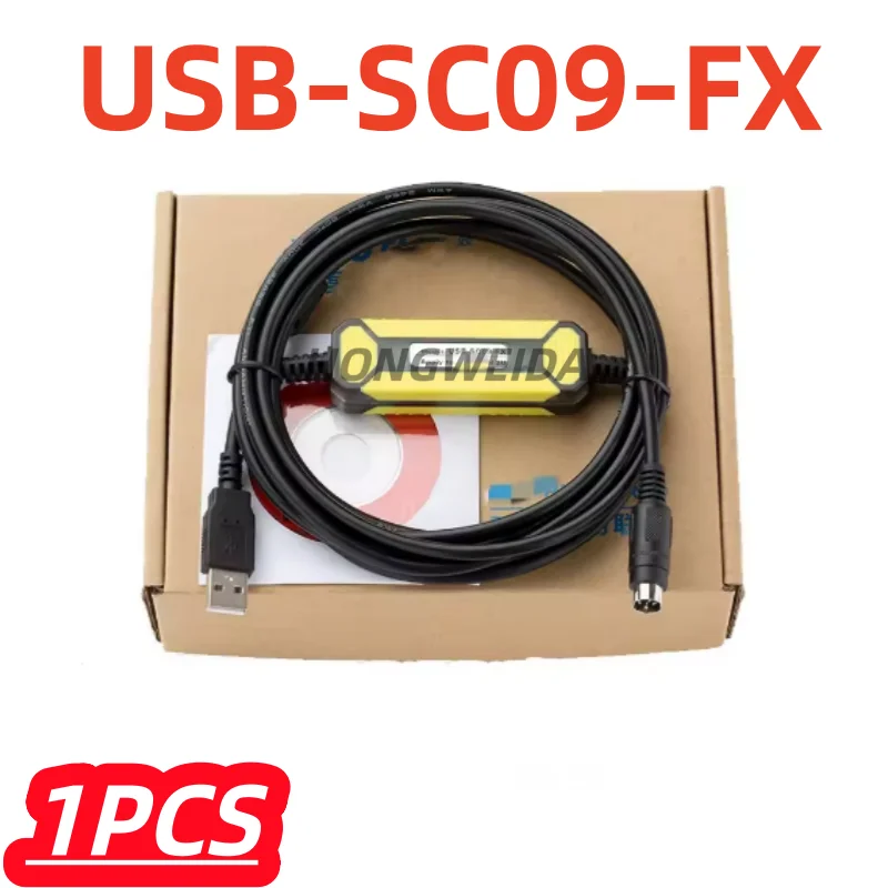 1Pcs/lot 100% New USB-SC09-FX For PLC Programming Cable FX0N FX1N FX2N FX0S FX1S FX3U FX3G Series Communication Cable