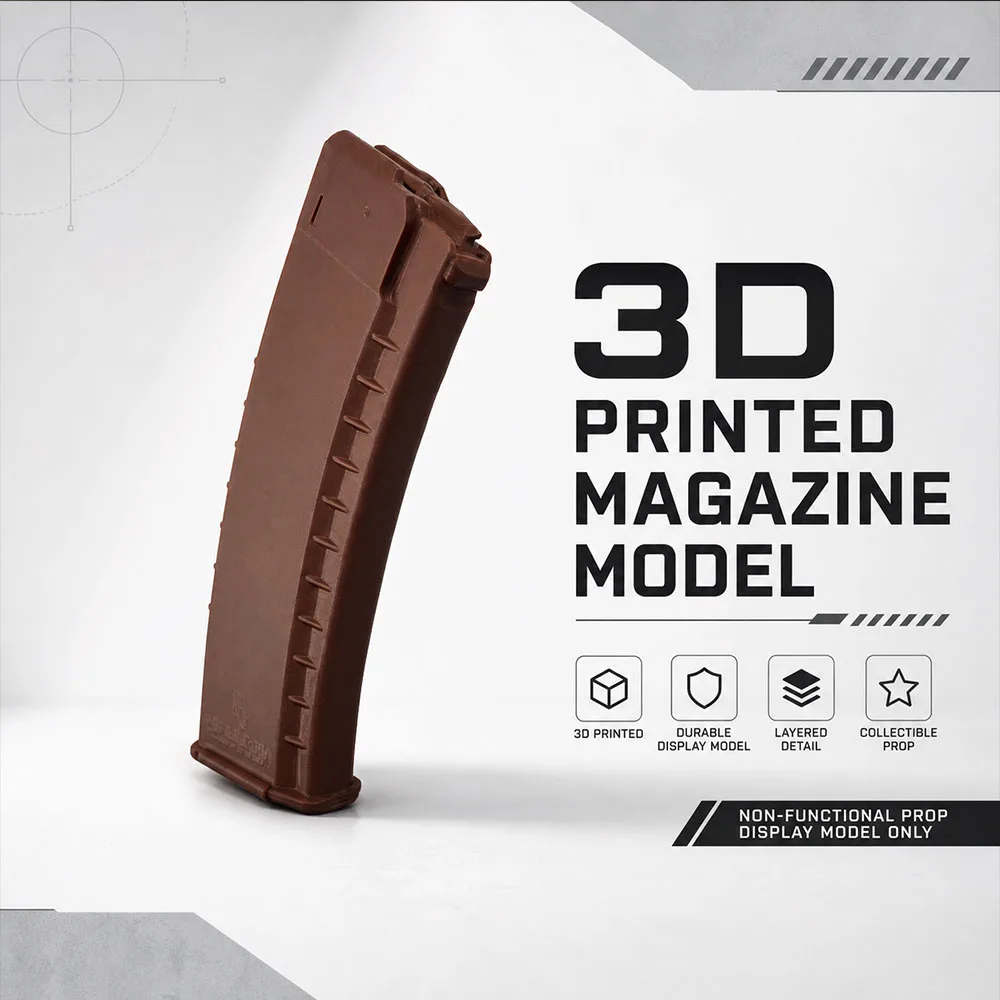 3D Printed 5.45x39 Magazine Model Full Size Mag Pouch Insert Dummy Prop for Film TV Movie Cosplay Military Display Collection