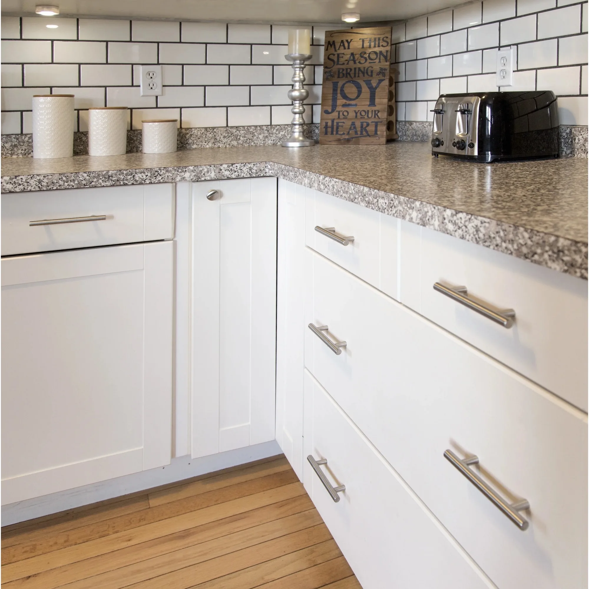 Ручка ферменного шкафа и ящика, 96 мм от центра до центра, нержавеющая сталь, 50 шт. в упаковке