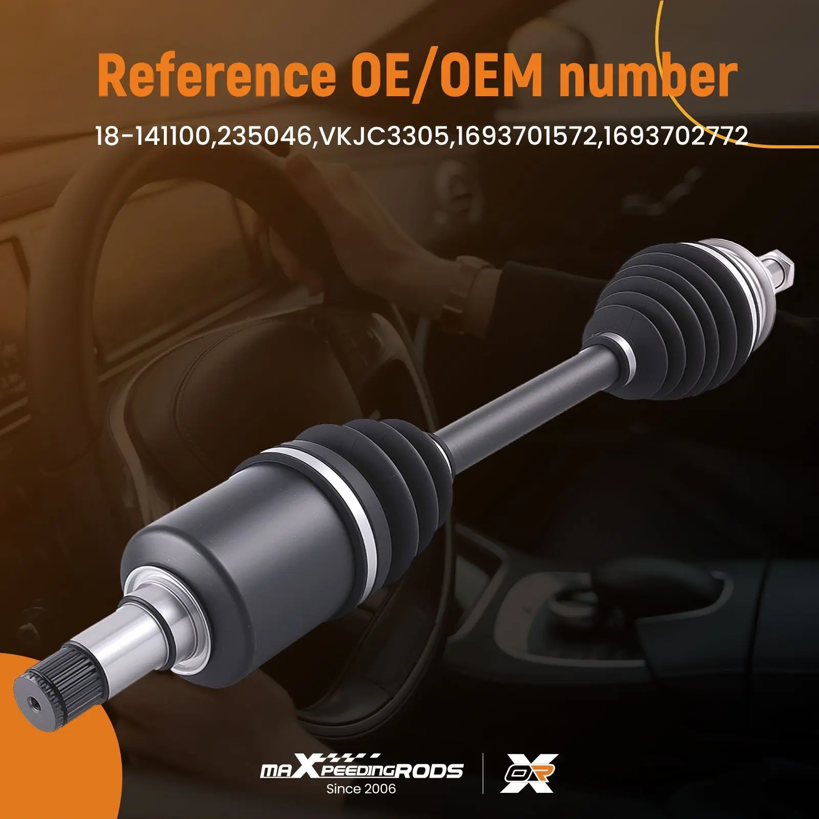 

NEW Front Left Driver Axle Shaft for Mercedes Benz B200 245 Automatic CVT 06-11