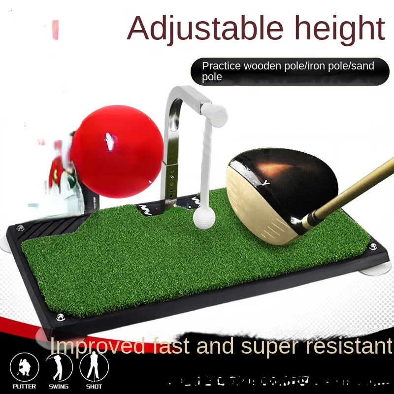 Indoor Golf Swing Xi Flat Pads 360° Rotating Impact Trainer