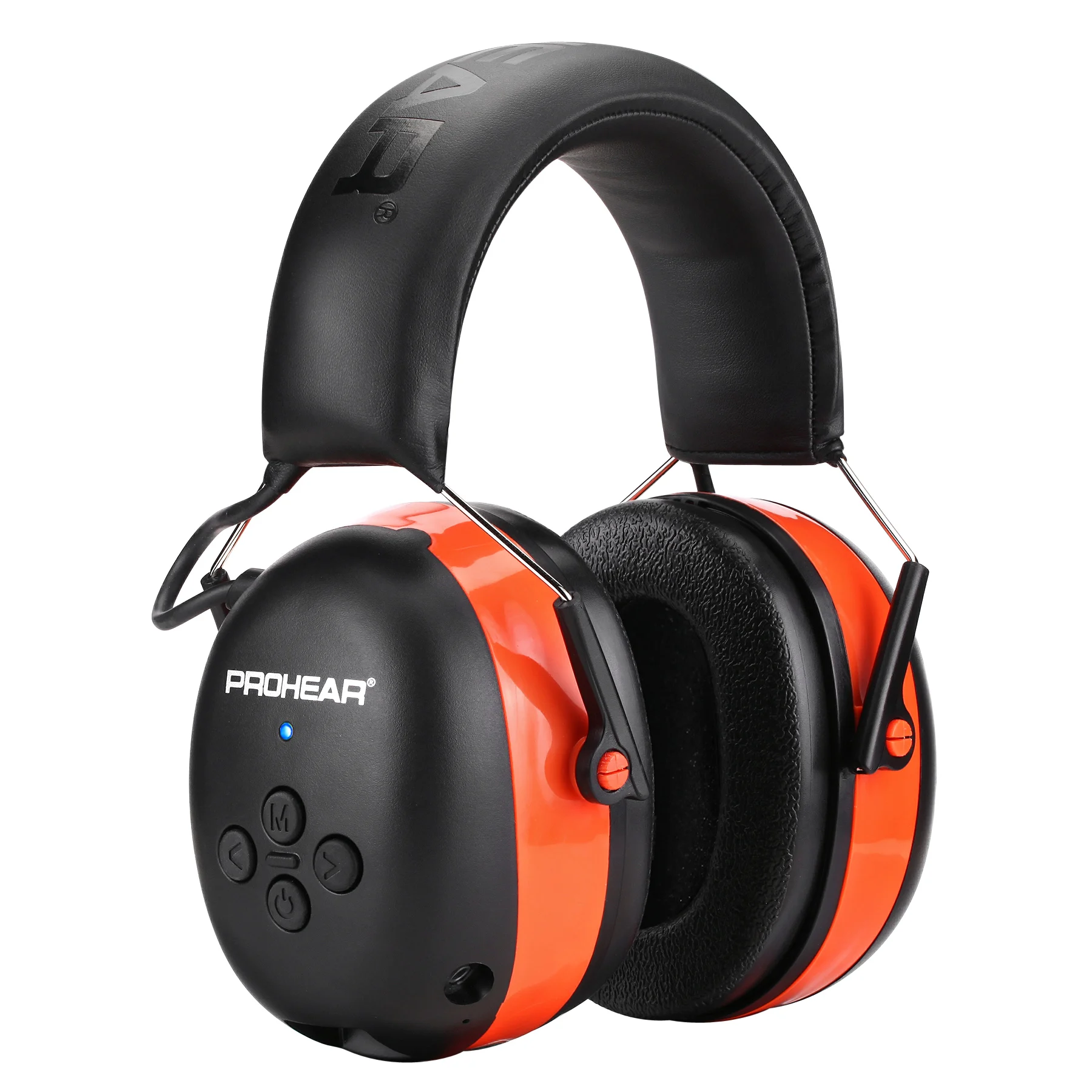 

Bluetooth Protective Earmuffs NRR 25db Safety Noise Reduction Ear Muffs 120H Playtime for Mowing, Workshops, Snowblowing