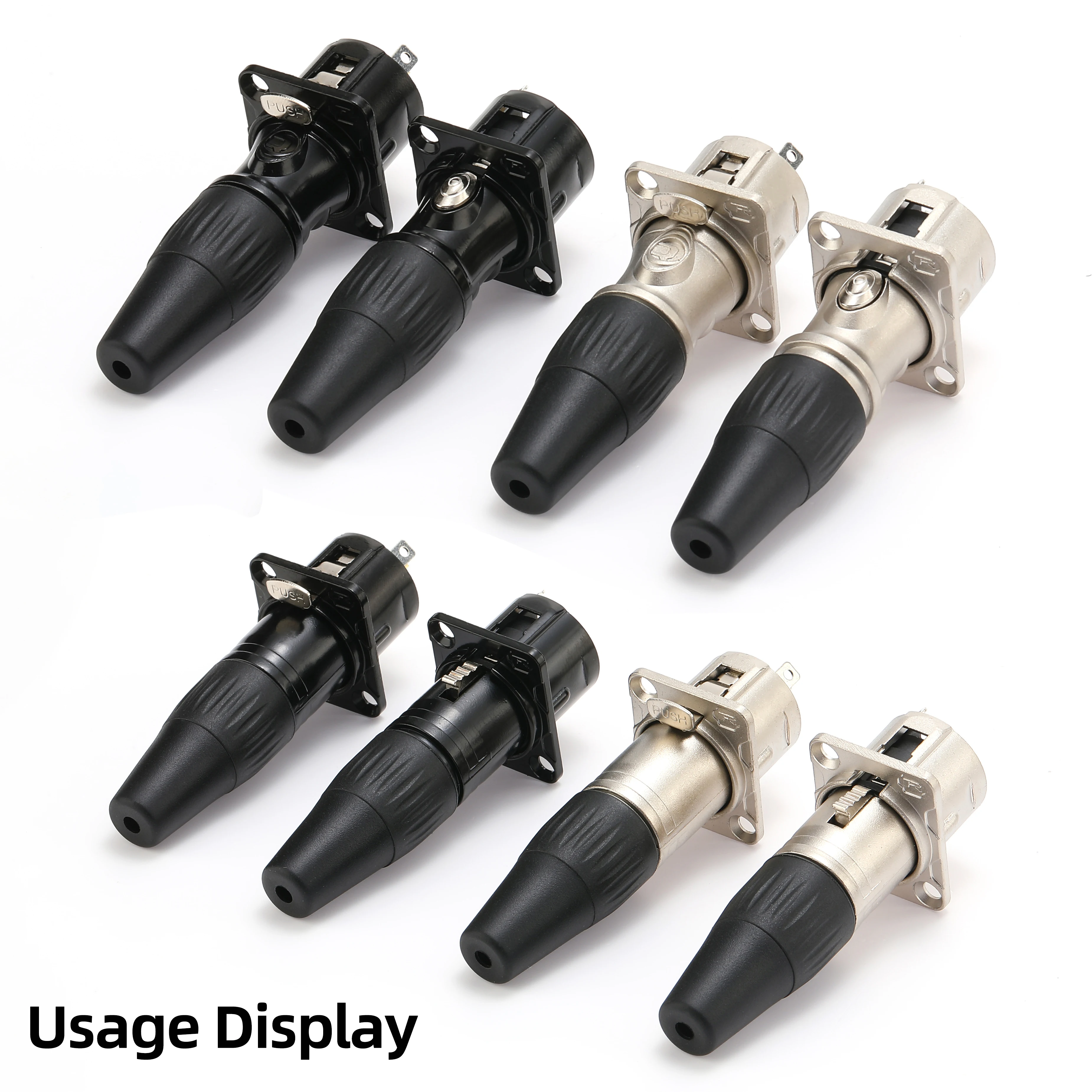 Rean XLR Stecker Stecker Ys176 Drei Kern Männlich Weiblich XLR Stecker Mikrofon Linie Audio Balance Kabel Stecker Stecker – Detail 4