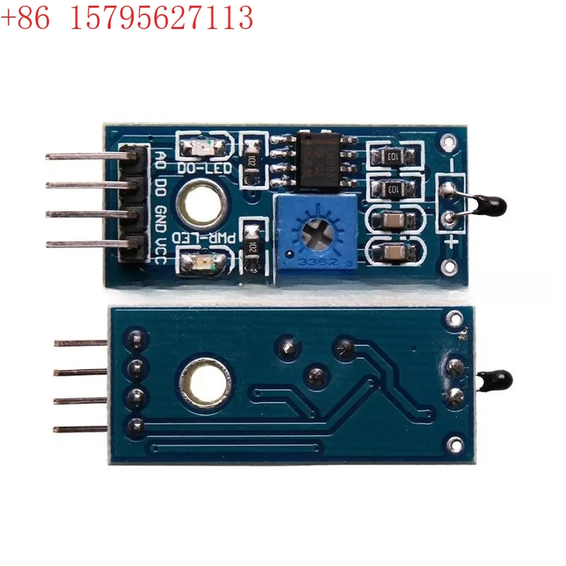 Modul sensor termal 4-pin modul sensor suhu termistor sensor termal sistem 4 kawat