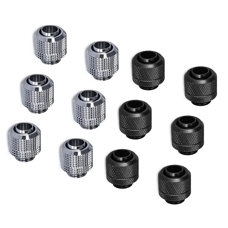 PC Water Cooling Soft Fitting Pack For 10*13mm/10*16mm 3/8 Hose Hand Compression Connector