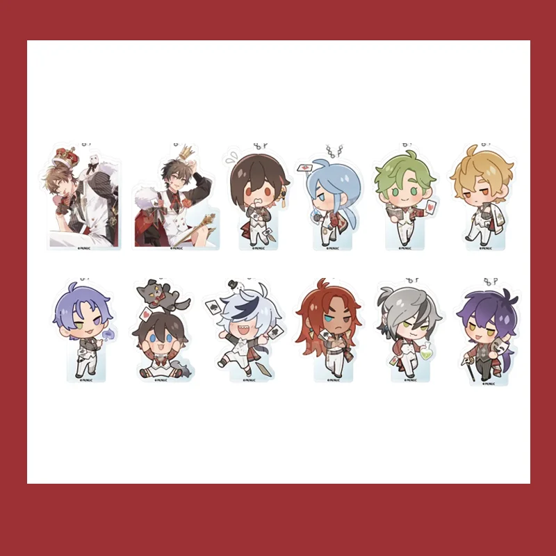 

Game Yakumo Dante Aster Morvay Olivine Quincy Eiden Blade Keychain Doll Anime Acrylic Keyring Pendant for Gift