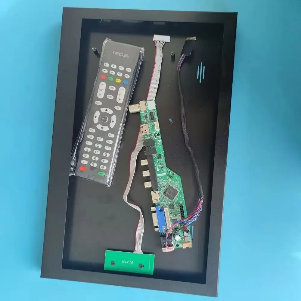 

Aluminum alloy metal case panel back cover box+Work for 17.3" 1600*900 LP173WD1 LCD TV Controller board AV VGA
