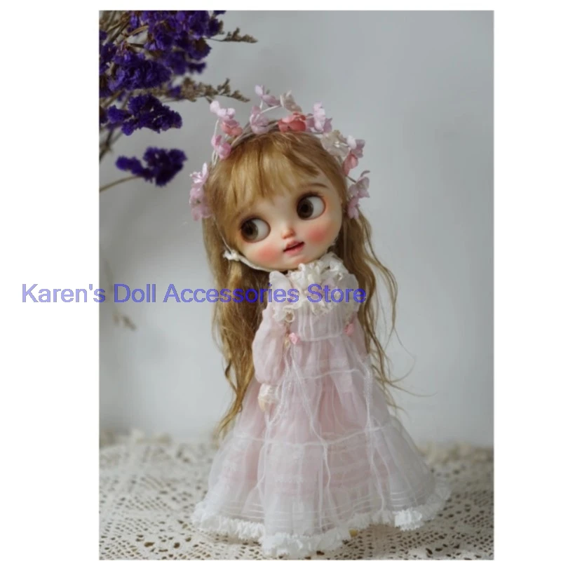 

4pcs Flower Fairy 2026 floral dress set for Blythe (Fit for Lulu,ymy24,Ob22,24,26,zone, Jenny)