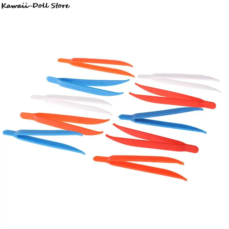 

10Pcs Plastic Tweezers Children Tweezers Games Teaching Learning Educational Toys New Random Color