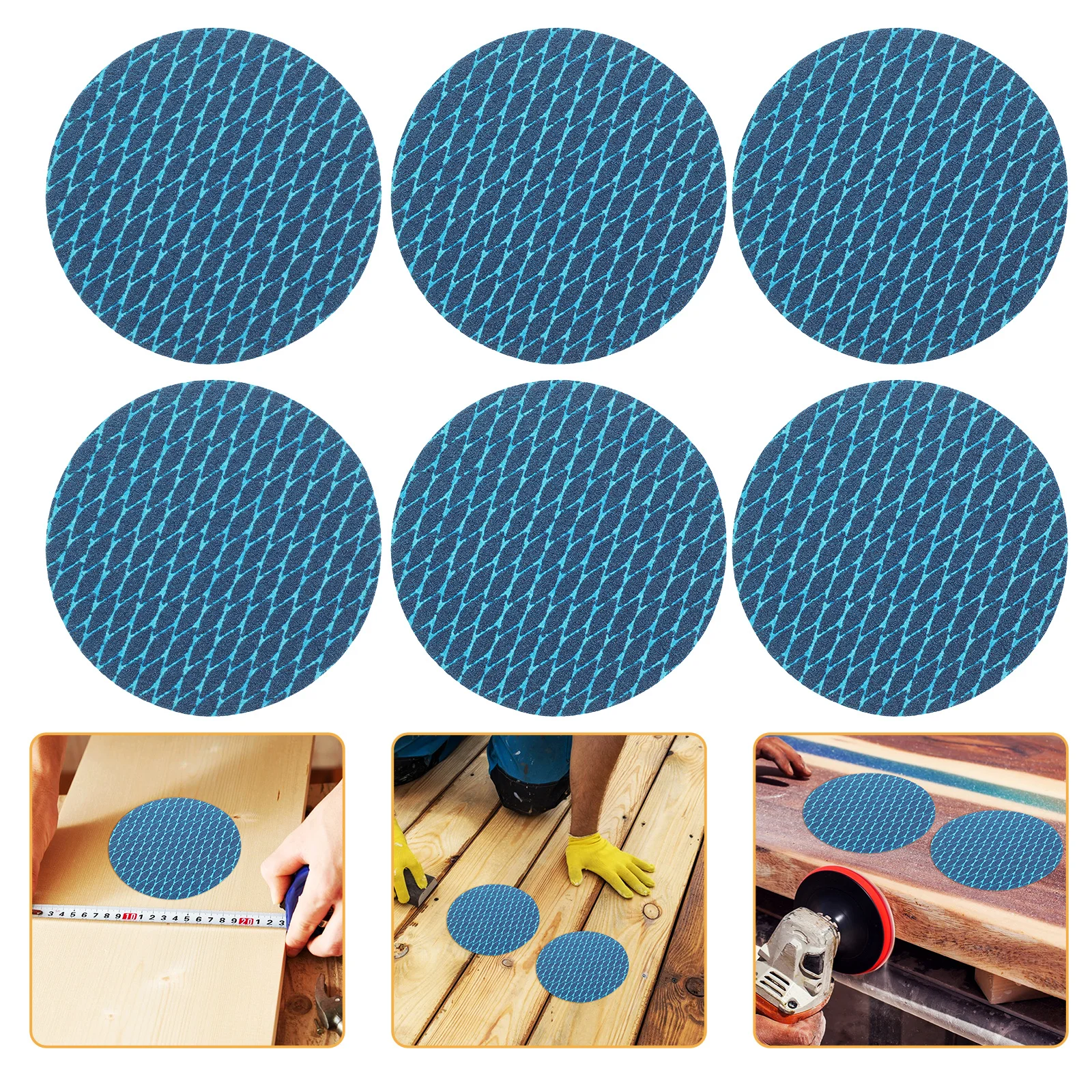 

20Pcs Sandpaper Disc Anti-Clogging Self-Adhesive Sanding Disc Pad for Woodworking Metal Grinding Drum Sander Sandpaper