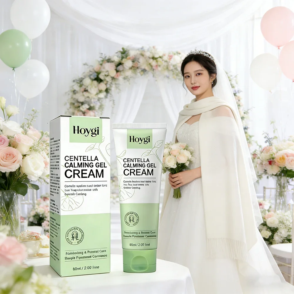 Bridal Wedding Day Face Gel Cream for Radiant Skin Prep Moisturizing Essential Glowing Complexion Beauty Grooming Facial Cream
