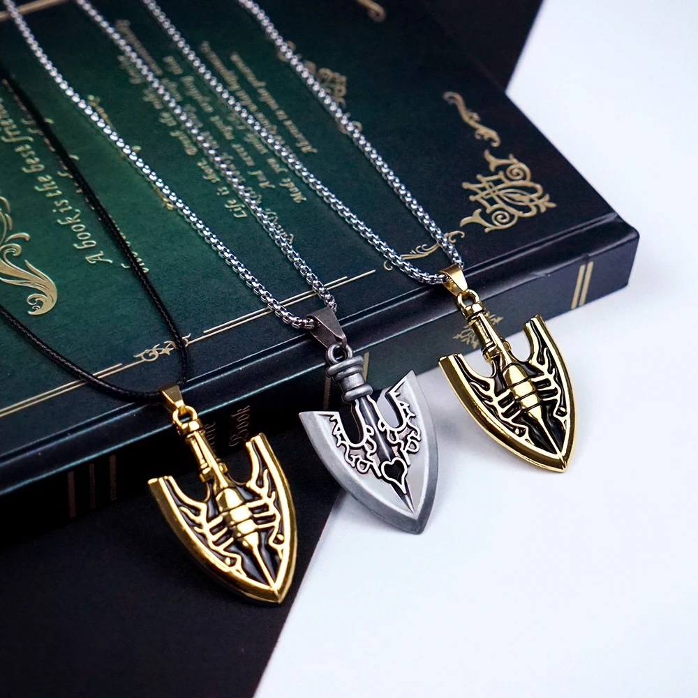 Anime JOJOS Bizarre Adventure Killer Queen Arrow Necklaces Crazy Higashikata Josuke Kira Yoshikage Pendant Necklace Gift For Fan