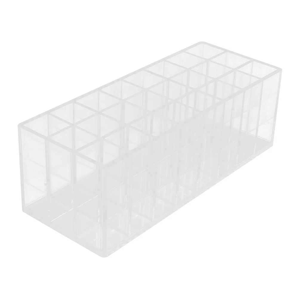 

Lipstick Holder Organizer 24-Slots Acrylic Lip Gloss Holder Display Case