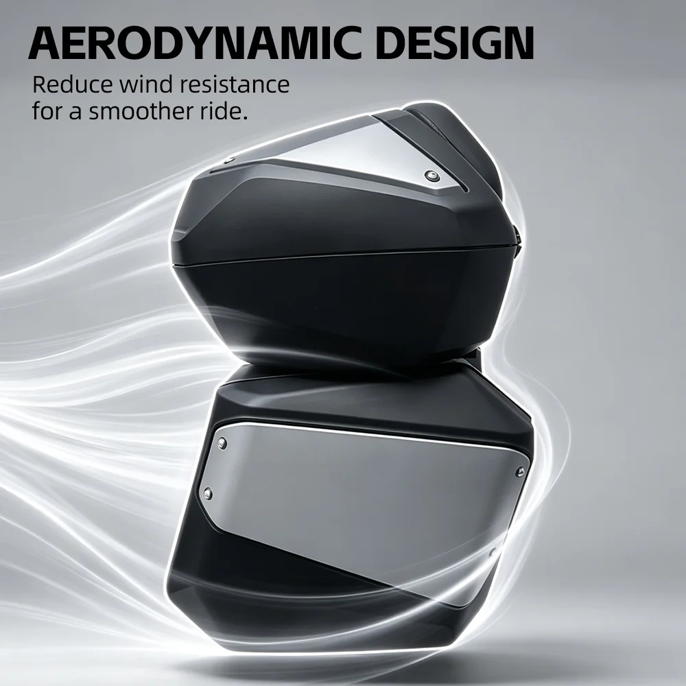 SPD Luggage Side Top Cases Tail Box Kit 3 Set for Honda NC750X Motorcycle Scooter Panniers Trunk Modifie