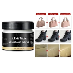 Leather Cream Leather Conditioner for Leather Pant Bag Shoes Furniture Car Seats Polishing Nourishment Care Leather Maintenance