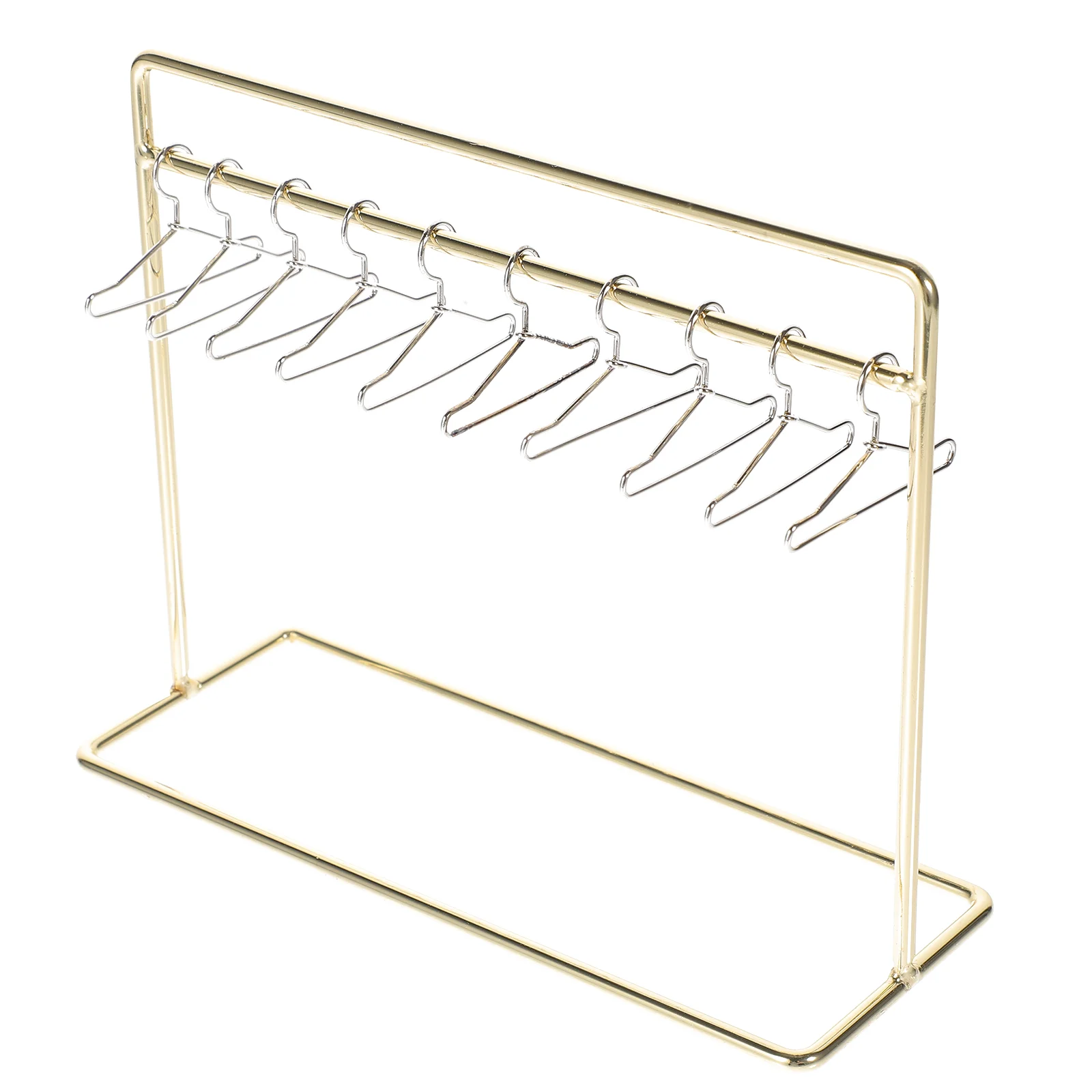 

Mini Hanger Coat Miniature Dry Racks Clothes Garment Hangers Dress Small Wrought Iron