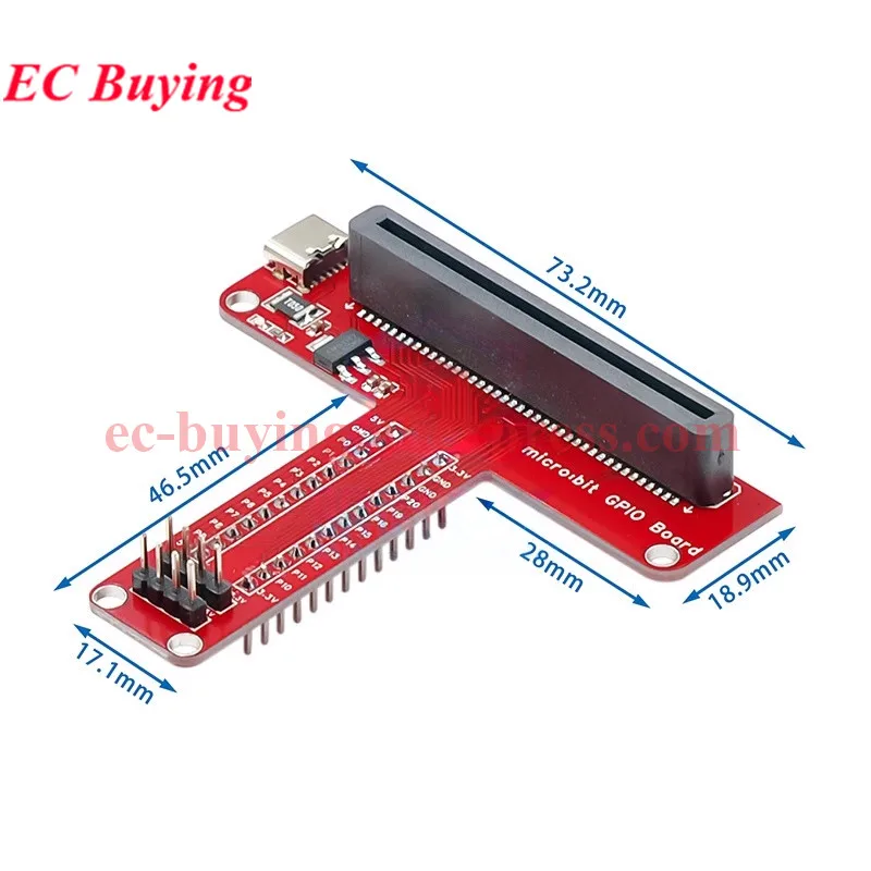 T نوع GPIO اندلاع لوح تمديد اللوح محول مايكرو بت ل FC40 40pin كابل الشريط المسطح التوت بي 3 2 B & B + بيثون