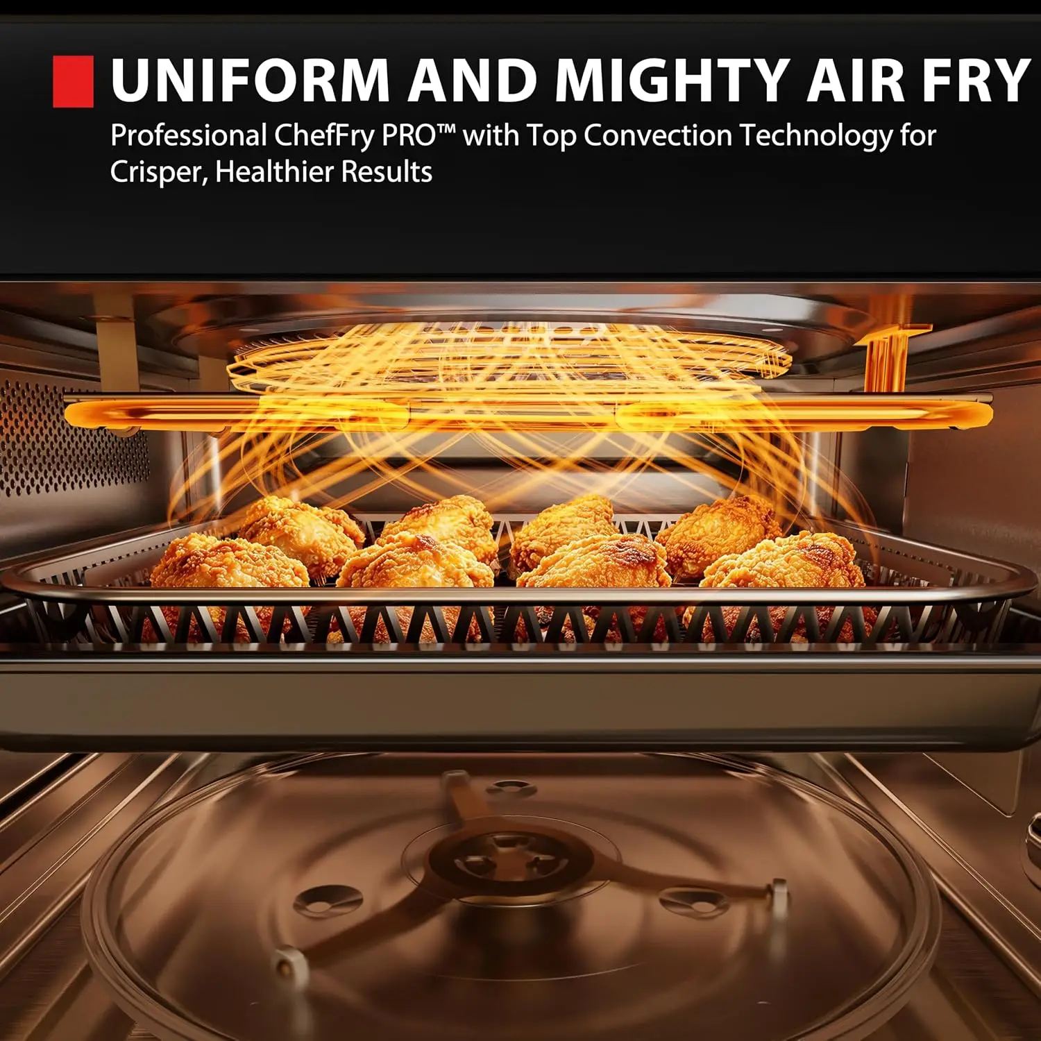 1.0 Cu. Ft. Countertop Microwave and Air Fryer Combo Oven