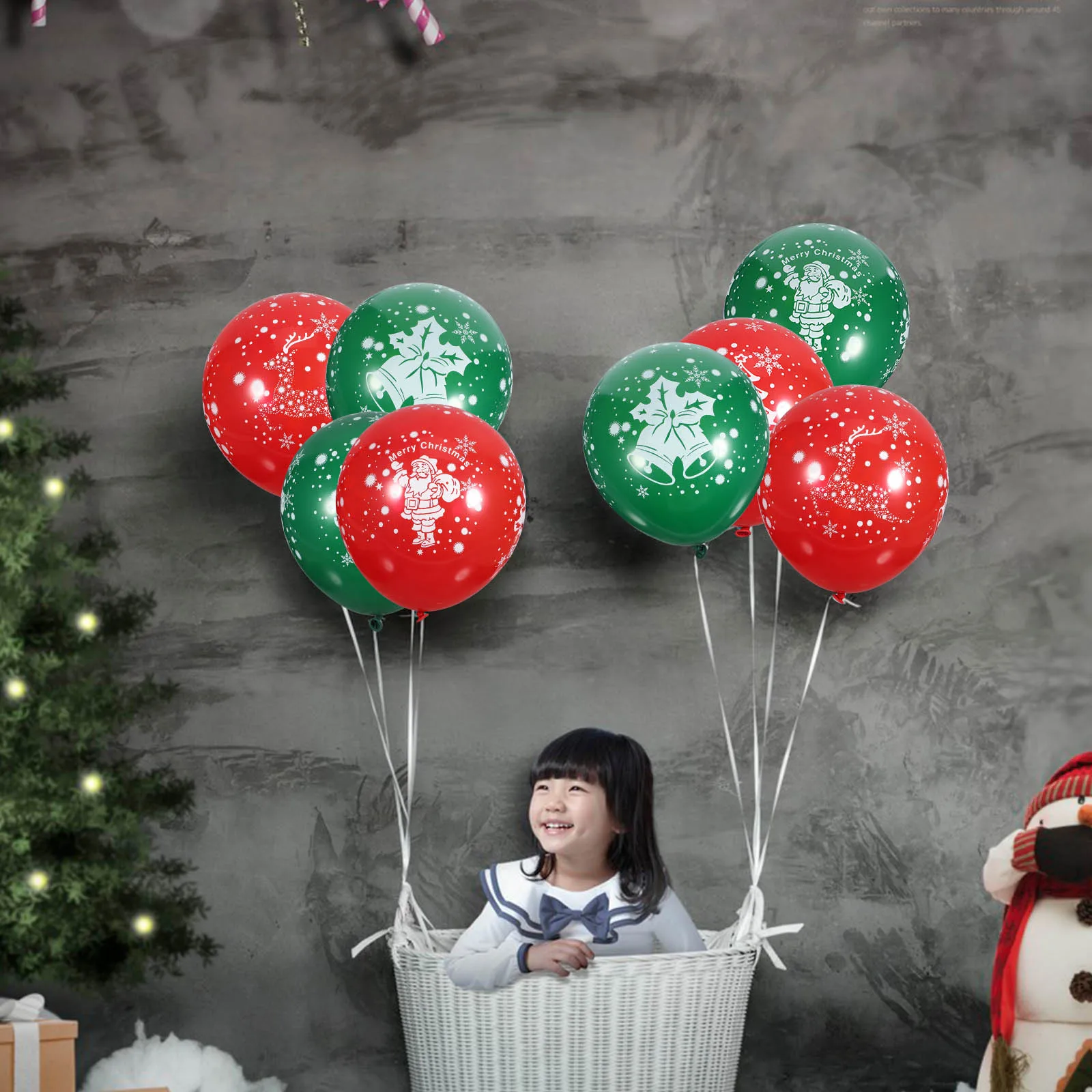 

200pcs 12Inch Pearl Balloons Mixed Colors Latex Party Decor Christmas Balloon Xmas Balloons For Holiday Celebration Reusable