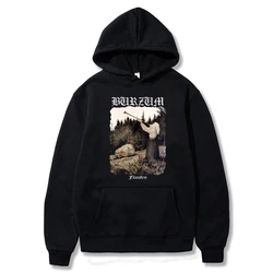 Burzum Hoodies Filosofem Metal Music Band Printed Cotton Top Men Women Fashion Oversized Sweatshirts Hoodie Pullovers Clothing