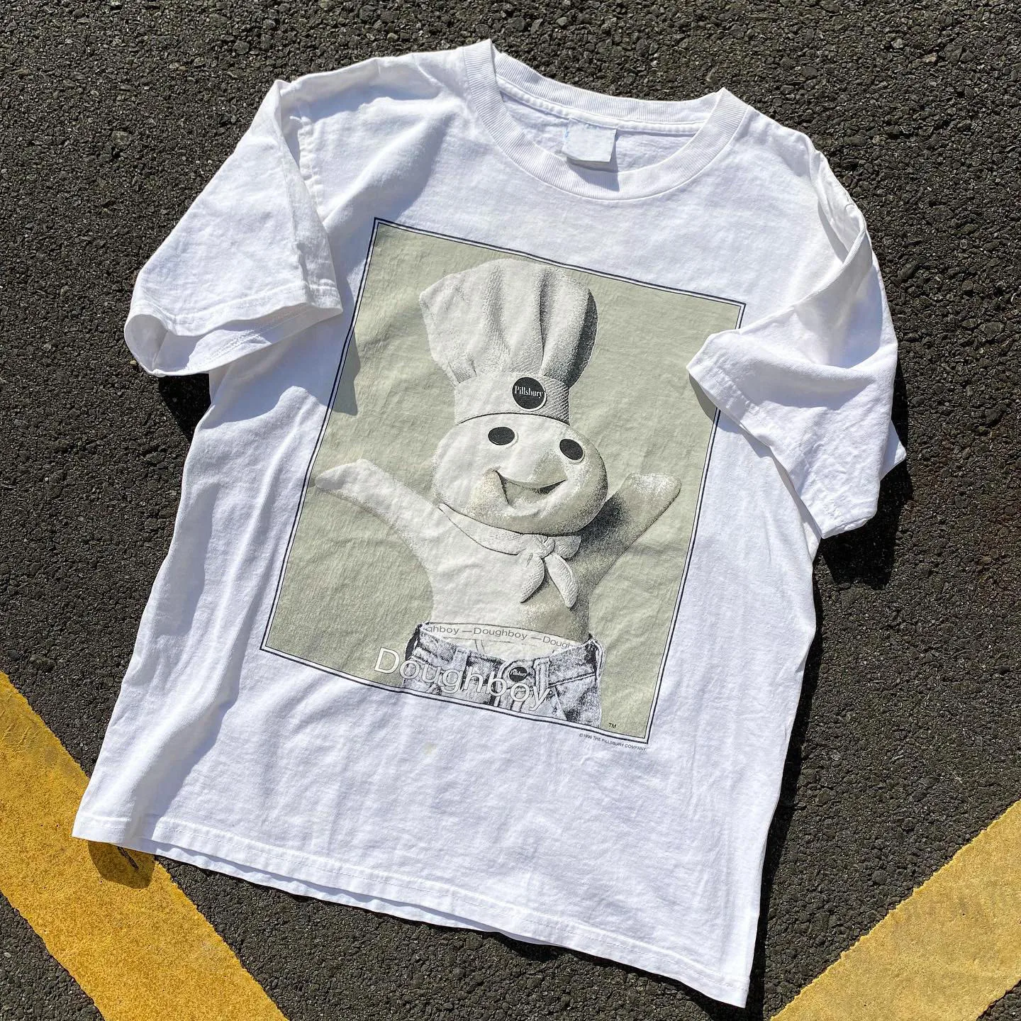 Classic American Style Short Sleeve T-Shirt for Boys And Girls Dough Baby Cartoon Print Breathable Cotton Comfortable Skin-Fr...