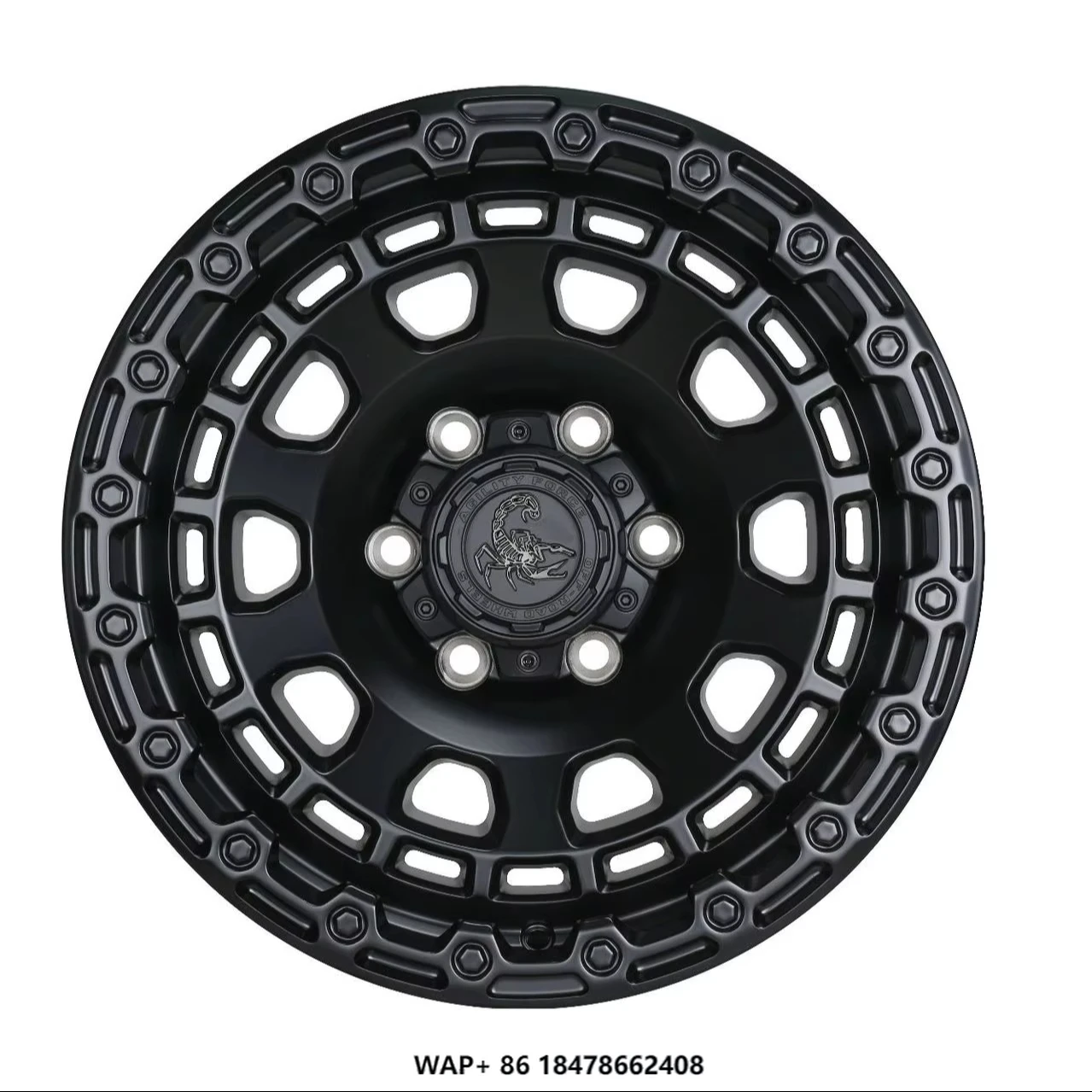 

Aluminium Alloy Forged Off-Road Wheel Hub Lightweight Anti-Drop Modification for Replacement New Black Finish Model R006