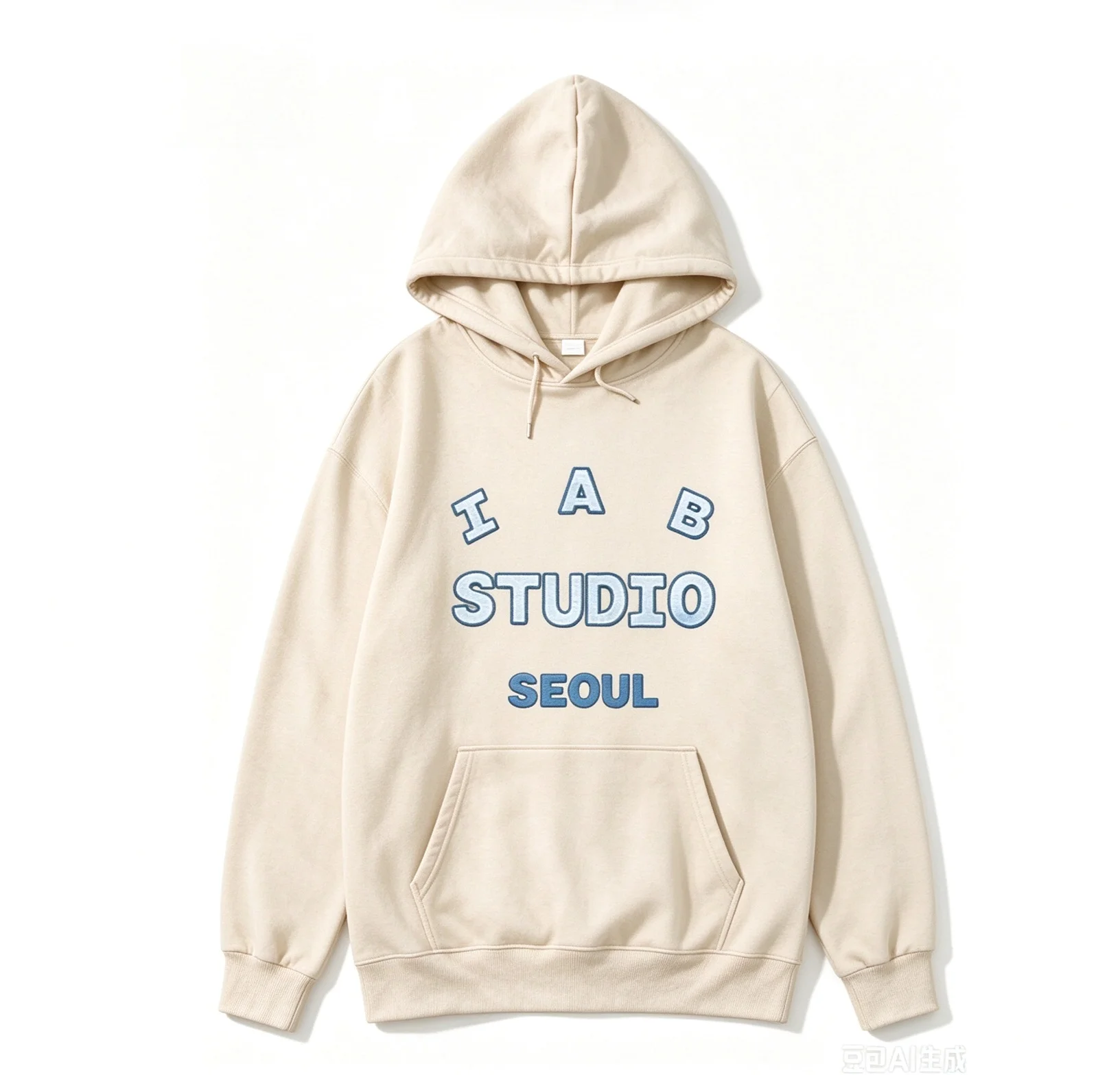 2026 neuer Hoodie mit gemusterten, verzerrten Mustern, mehrreihiger Textgrafik und allmählichen Farbverläufen, geeignet für Männer und Frauen – Detail 4