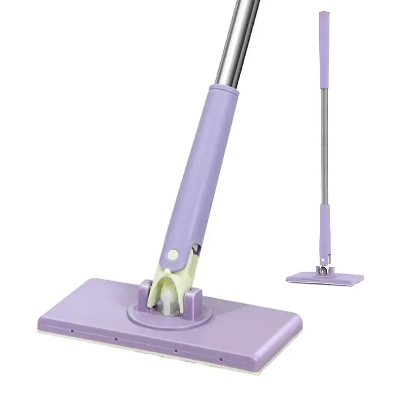 Automatic Cloth Changing Mop 360 degree Rotation Lazy Mop Floor Cleaner Home Cleaning Mop With Push-Pull Cloth Changing Handle