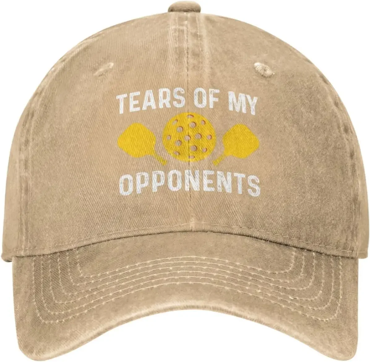 Tears of My Pickleball Opponents Hat Men Baseball Cap Vintage Hats