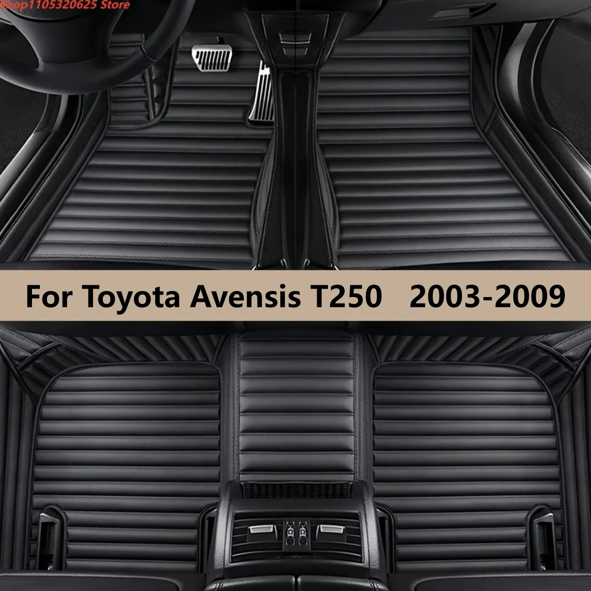 

Custom Car Floor Mats Fit For Toyota Avensis T250 2003 2004 2005 2006 2007 2008 2009 Carpets Rugs Foot Pads Accessories