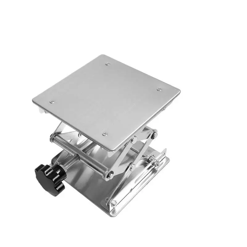 

Stainless steel lifting table miniature 150 * 150mm 200 * 200MM small manual platform laboratory use