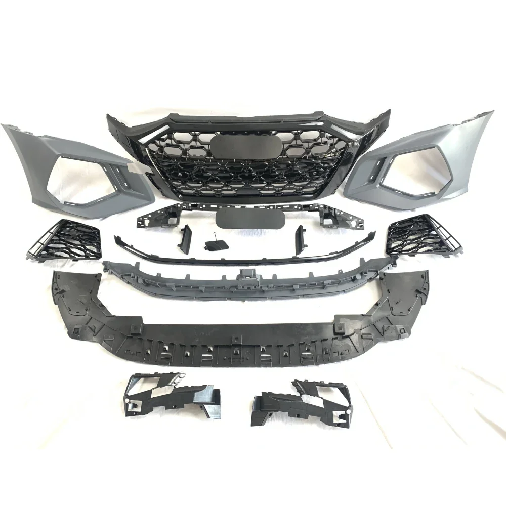 RS3 Looking front bumper with grille fit Audis A3 8Y pp auto bumper