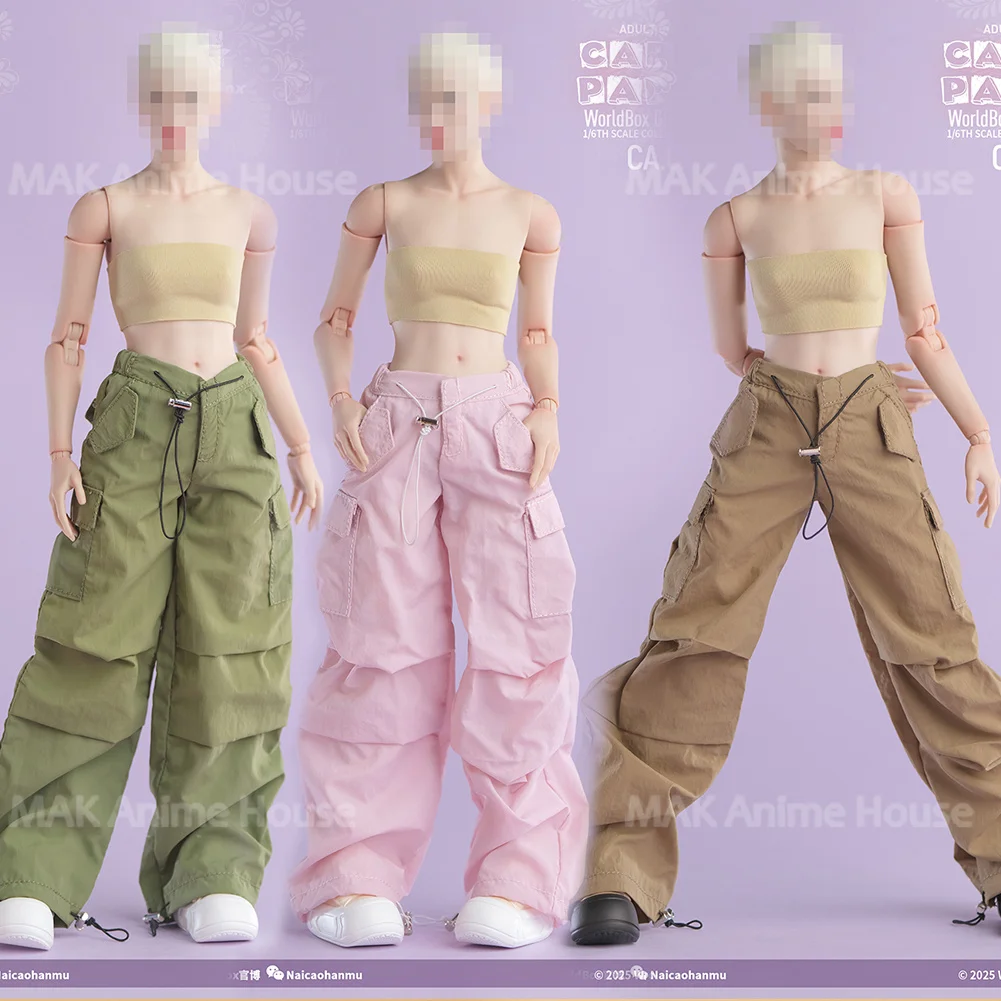 Worldbox CA018 1/6 مستقيم ركاب السراويل العمل غير رسمية الملابس ملحق نموذج صالح 12 ''ذكر أنثى الجندي عمل الشكل الجسم #1