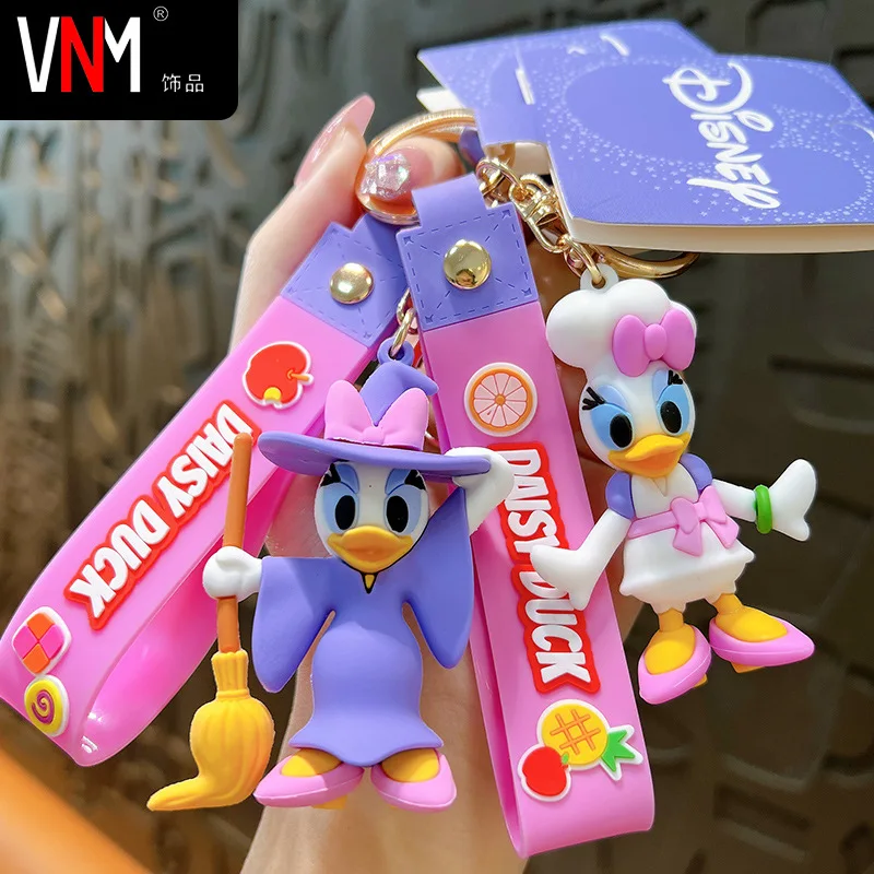 

Официальный брелок Disney с мультяшными персонажами, милый кулон для сумки для девочек, декор для рюкзака, креативный подарок, кавайный брелок из смолы, горячая распродажа 2026