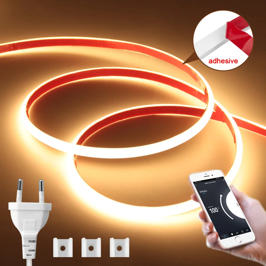 50m-30m-20m-impermeabile-220v-cob-led-strip-light-nastro-adesivo-tuya-wifi-bluetooth-spina-ue-remota-illuminazione-da-giardino-per-esterni-domestici