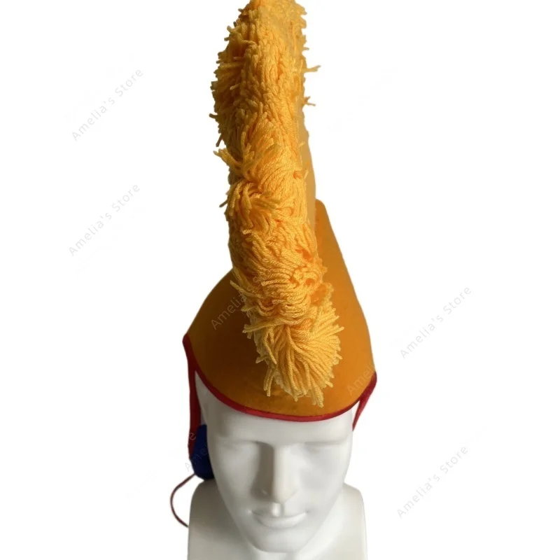 Tibetan Buddhism Monk Hat Tsongkhapa Gaden Tradition Hat Gelug Yellow Hat Sect Abbot's Cap Lama Master Costume