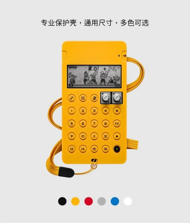 Pocket Synthesizer, Convenient Sampler, Built-in Microphone Sequencer