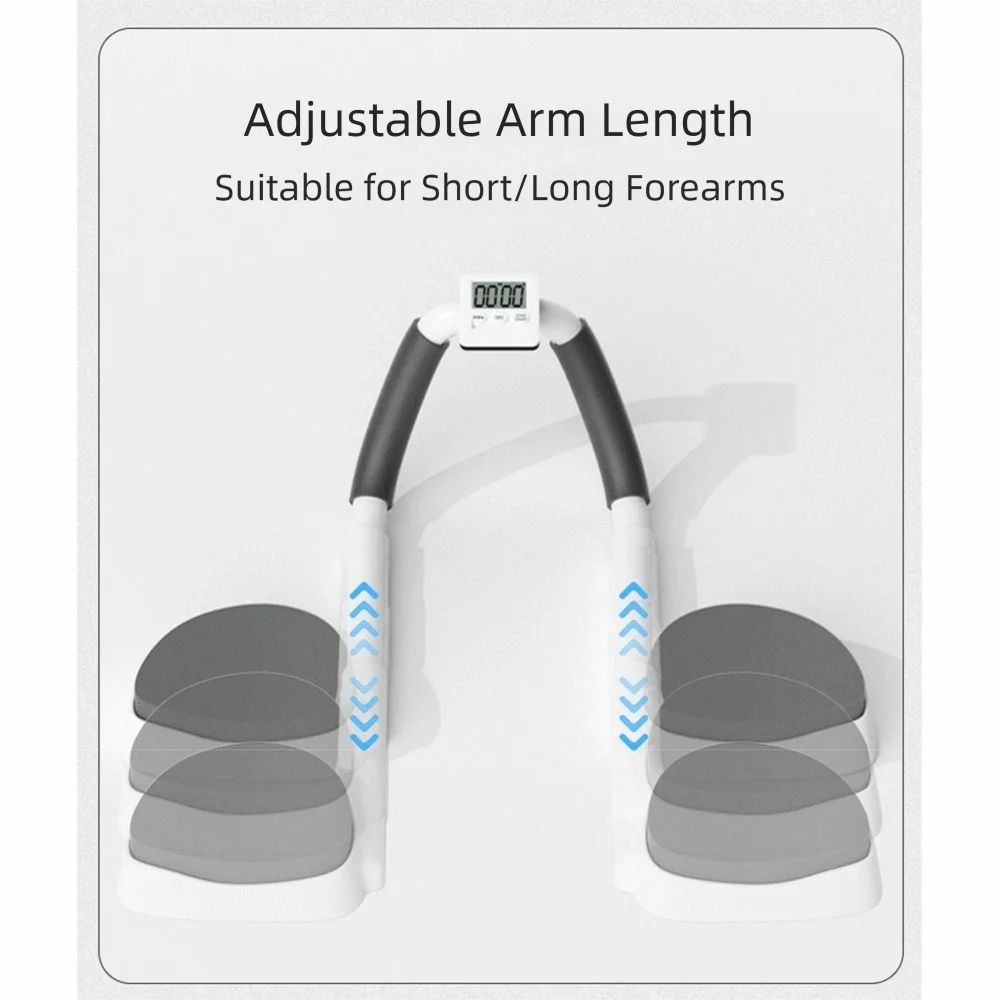 Non-Slip Handles Push Up Board Protective Elbow Pads Adjustable Flat Support Trainer Ergonomic Automatic Timing