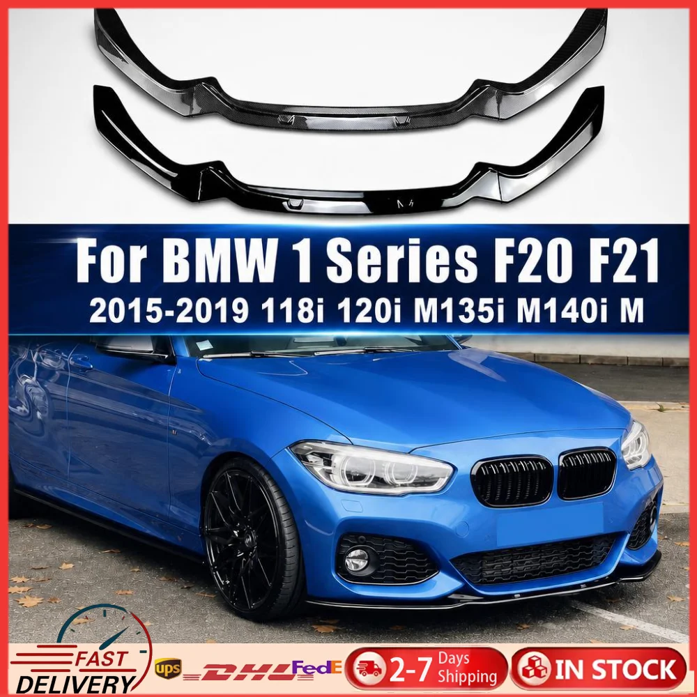 Splitter per paraurti anteriore per BMW Serie 1 F20 F21 2015-2019 118i 120i M135i M140i Modelli M-Sport, parti per la modifica esterna