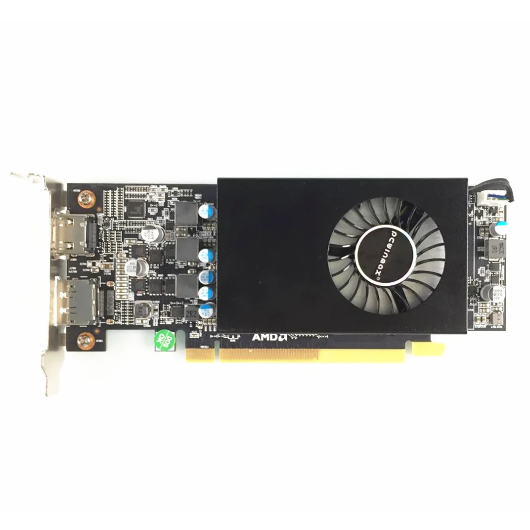 PCWINMAX New Radeon RX 550 4GB GDDR5 128Bit Low Profile Gaming GPU Graphics Card for Computer PC