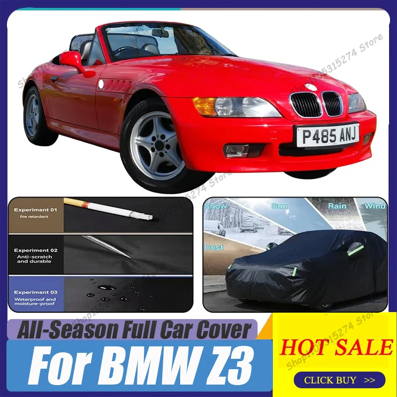 Full Car Covers Indoor Outdoor Snow Rain Waterproof Cover Sunshade Dustproof Protection For BMW Z3 1996-2002