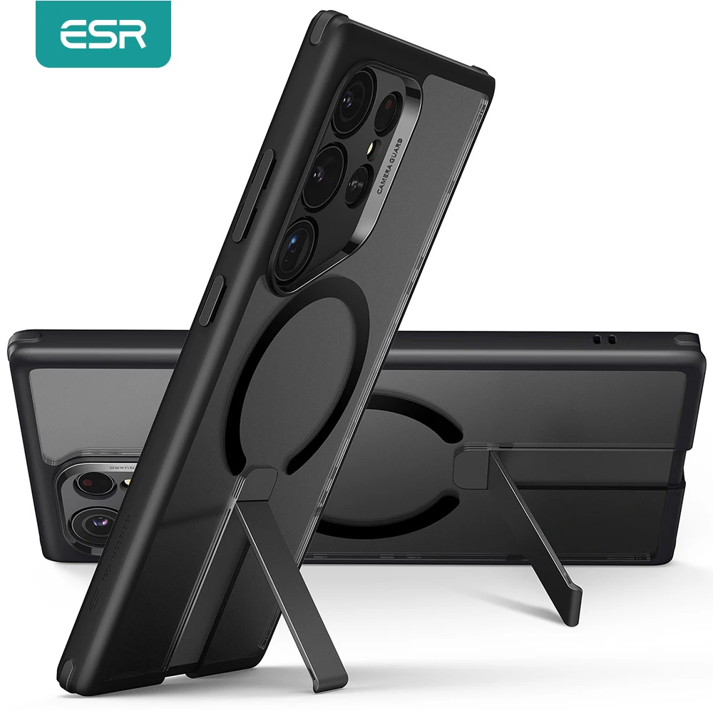 

ESR for Samsung Galaxy S24 Ultra Case with Kickstand for Galaxy S24 Ultra MagSafe Case Supports 3 3 Stand Modes Shockproof case