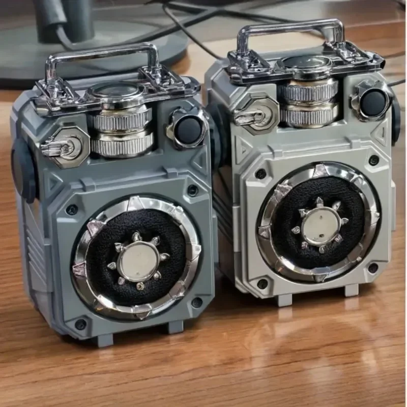 Mini Portable Bluetooth Speaker Customize Subwoofer Creative Super Bass TF Card Insertion Wireless Sound Box Cool Music Player