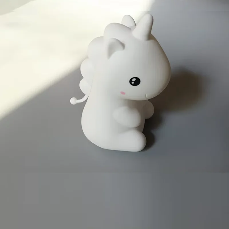Unicom Soft Silicone Night Light USB Charging Eye protection Pat and Remote Control for Kids Bedroom Sleep Gift Colorful Light