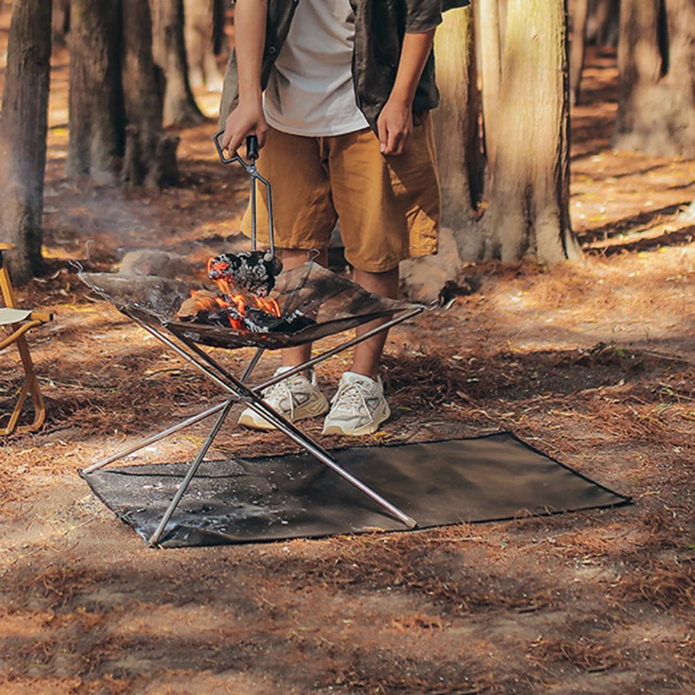 Fireproof Grill Pad Heat Insul - Outdoor Camping Heated Blanket ulasan dan harga