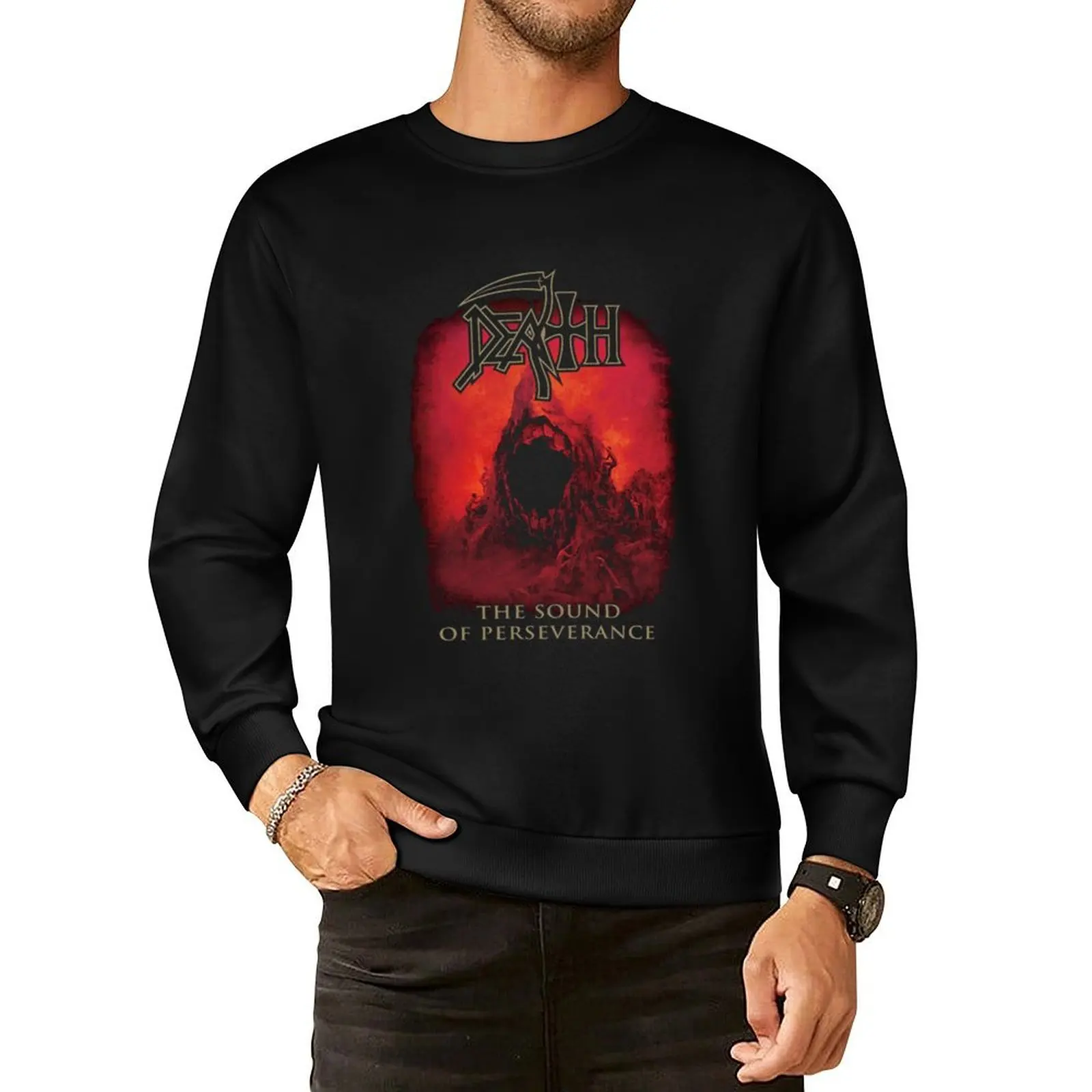 

Death - The Sound Of Perseverance Pullover Hoodie men wear anime clothes oversize sweatshirts